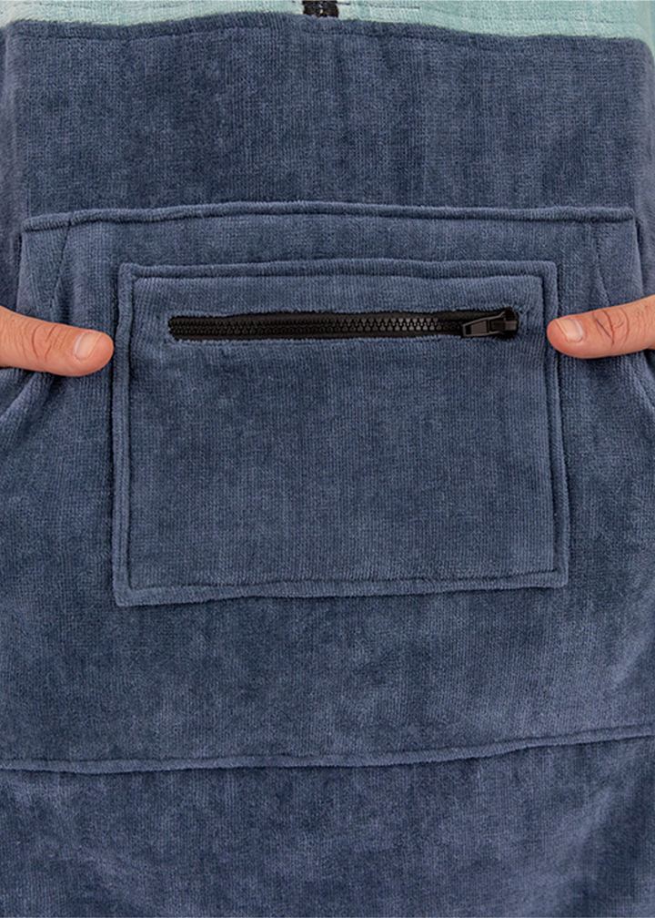 Ocean &amp; Earth Mens Horizon Zipper Hooded Towel