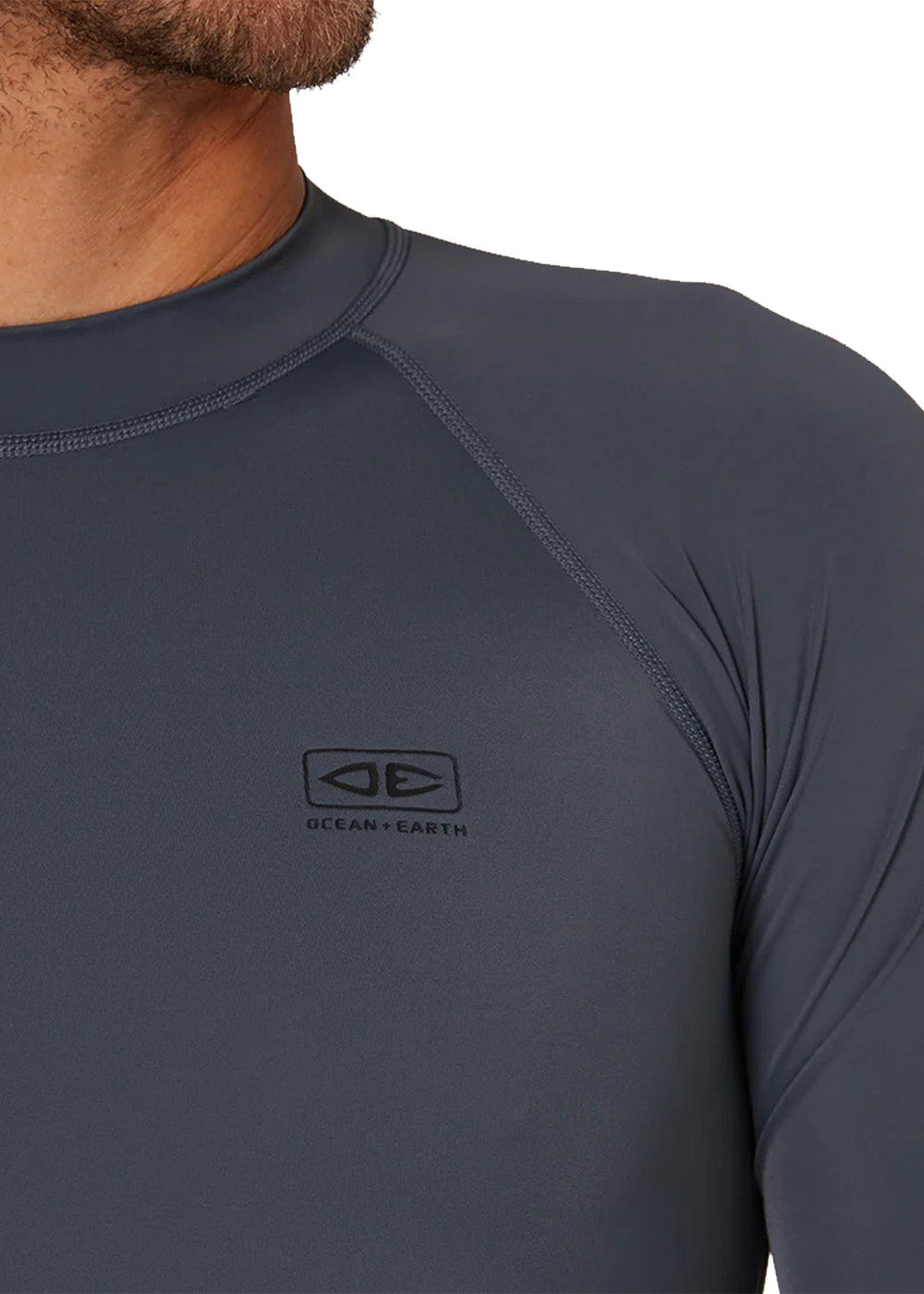 Ocean &amp; Earth Mens Rib Guard Padded UPF50 Rashie