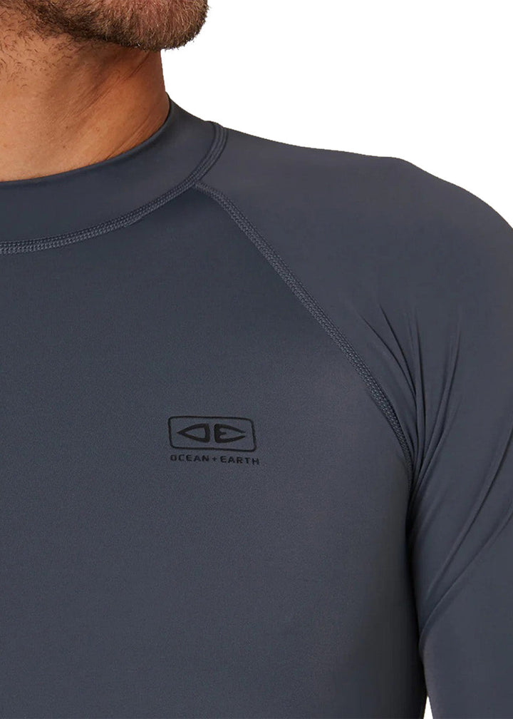 Ocean &amp; Earth Mens Rib Guard Padded UPF50 Rashie