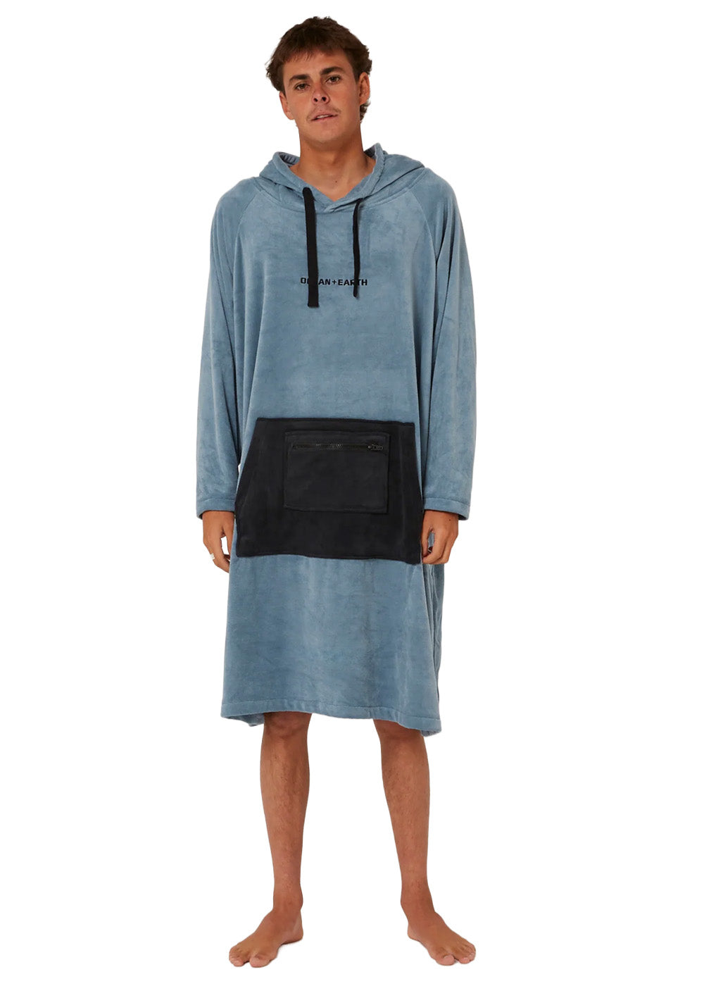 Ocean &amp; Earth Mens Surf Essentials LS Hooded Towel