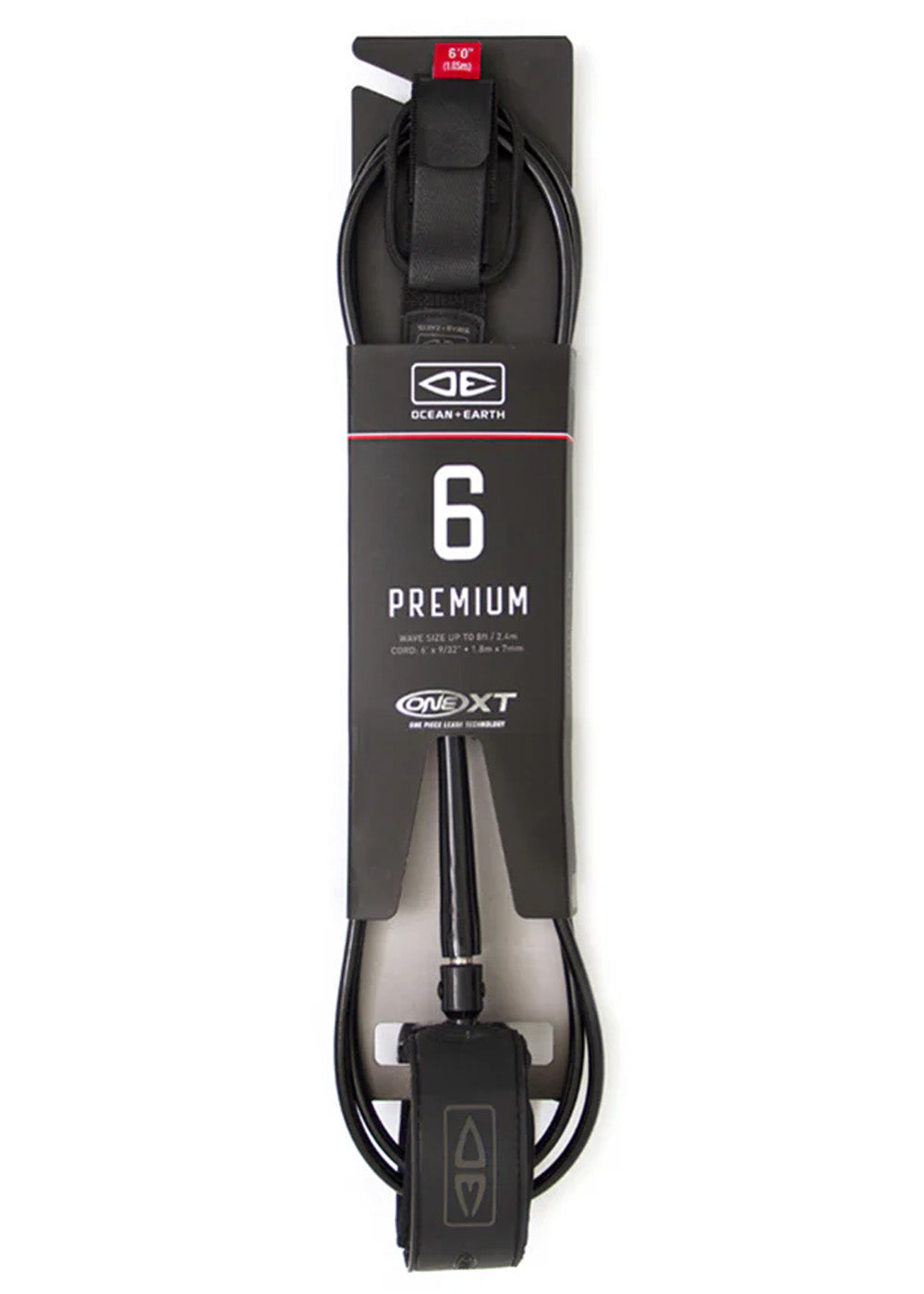 Ocean &amp; Earth ONE XT Premium Surf Leash 6ft