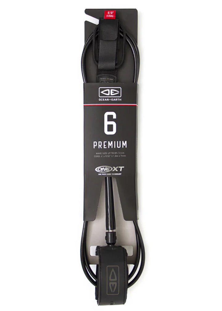 Ocean &amp; Earth ONE XT Premium Surf Leash 6ft
