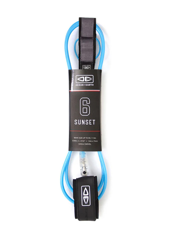 Ocean &amp; Earth Sunset Surf Leash 6ft