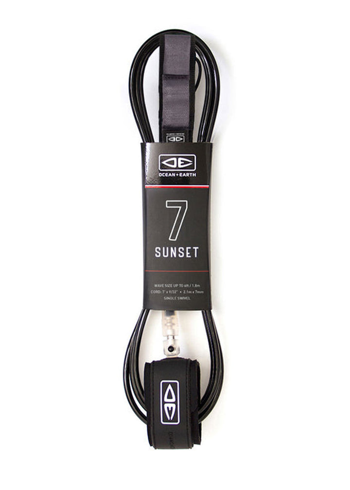 Ocean &amp; Earth Sunset Surf Leash 7ft