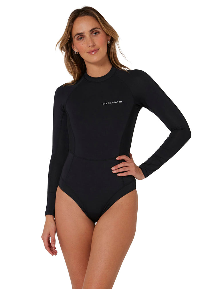 Ocean &amp; Earth Womens Oceana LS Lycra Spring Suit