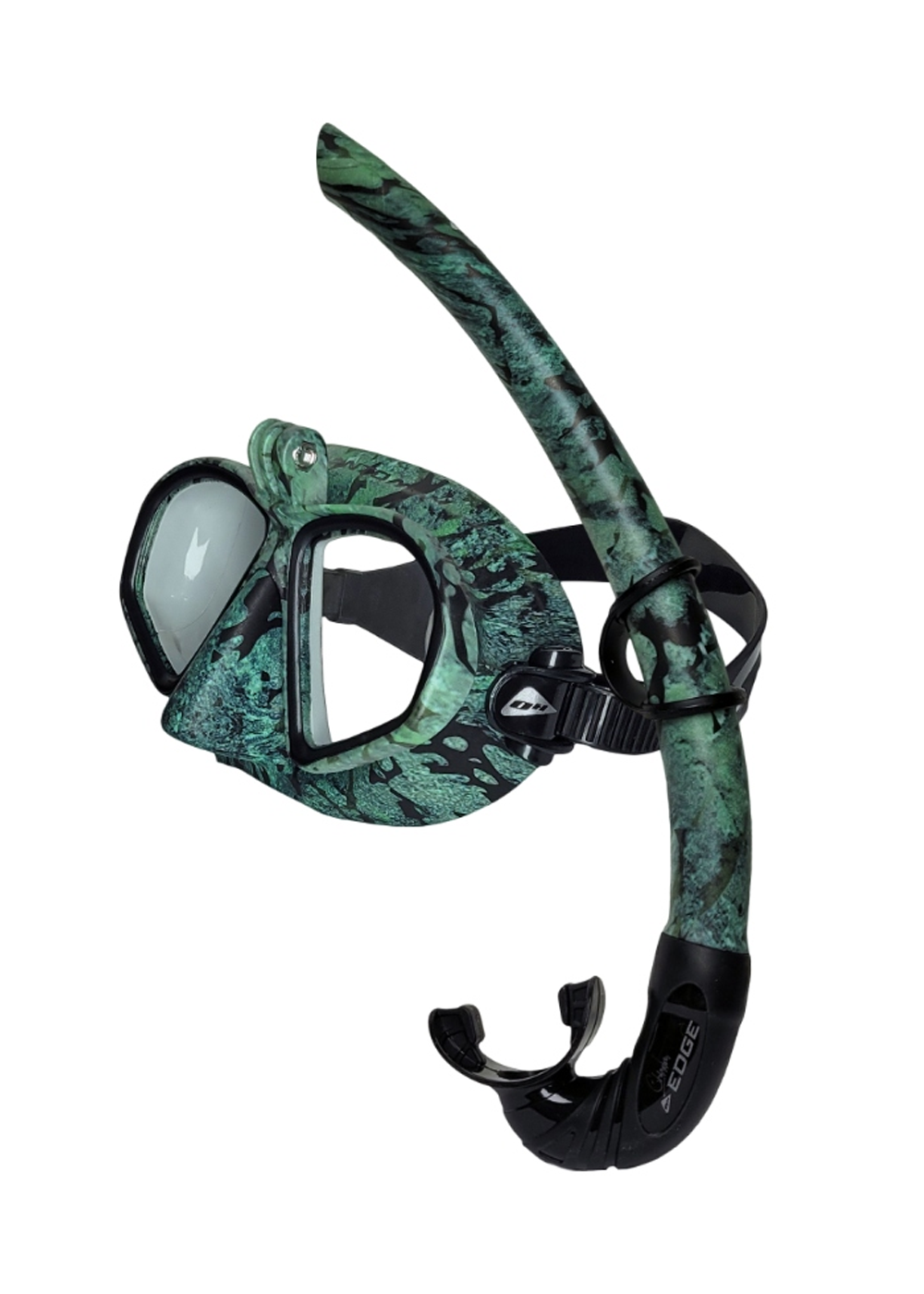 Ocean Hunter Phantom Go Pro Mask and Edge Snorkel Set