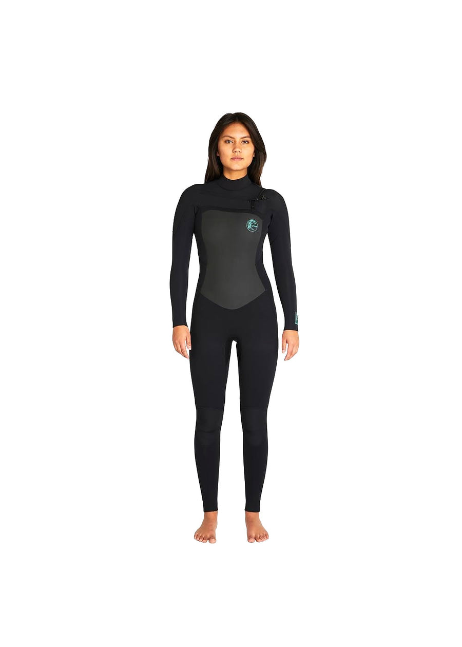 ONeill Womens Focus 4/3mm Chest Zip Steamer