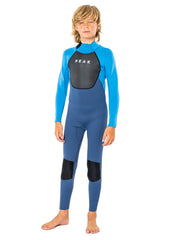 Peak Junior Energy 3/2mm GB Back Zip Steamer Wetsuit