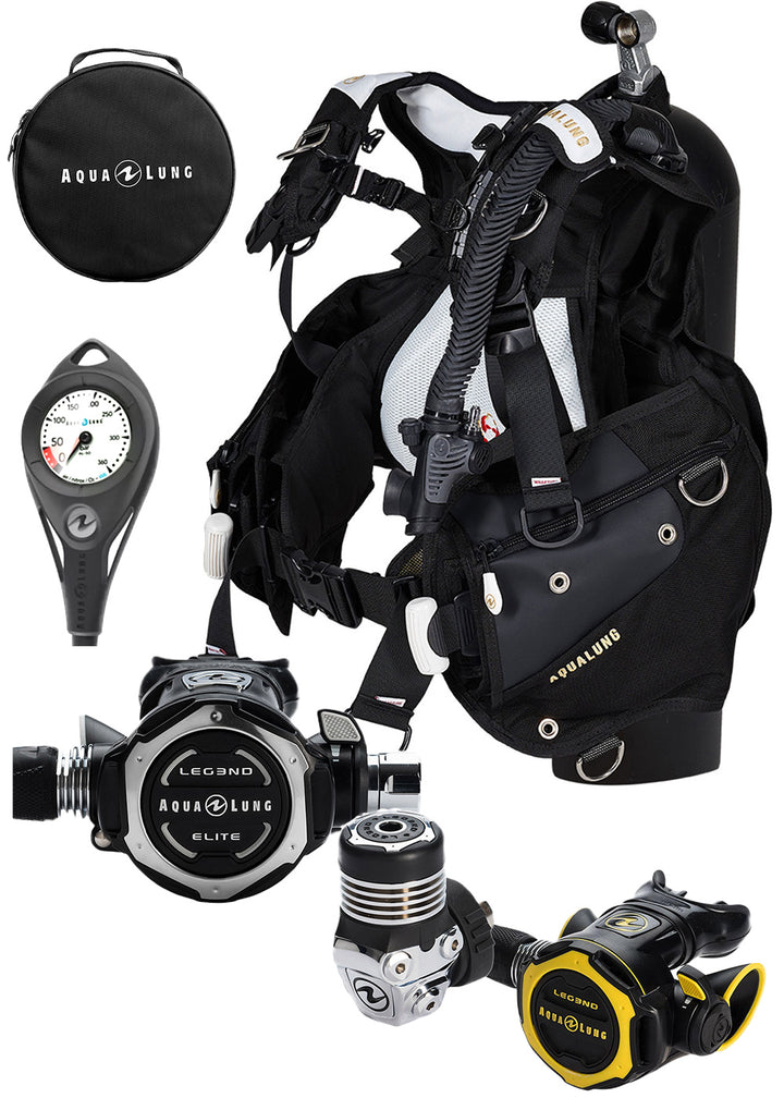 Aqua Lung Womens Axiom &amp; Legend Elite Scuba Diving Pack - Din