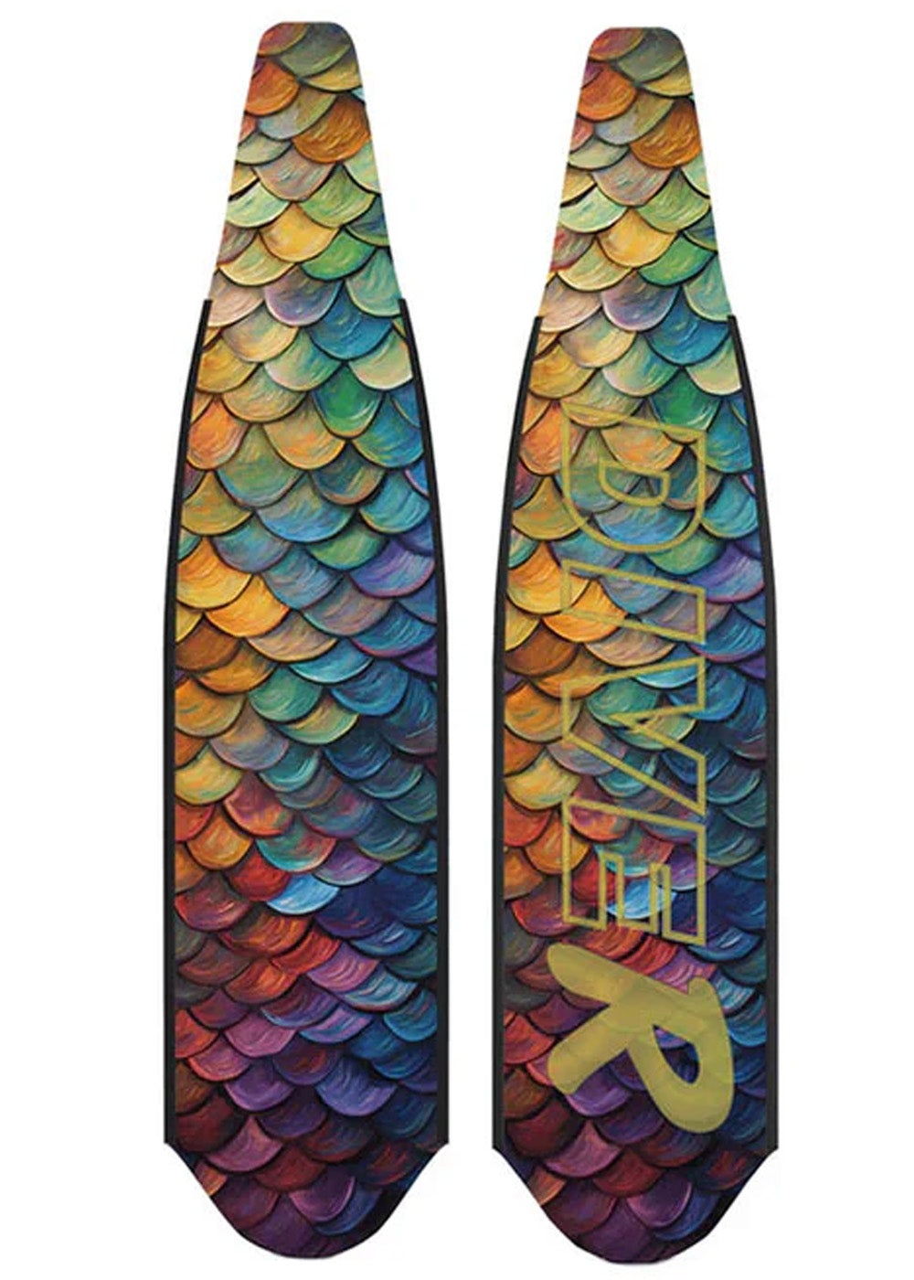 DiveR Carbon Blades - Parrot Scale