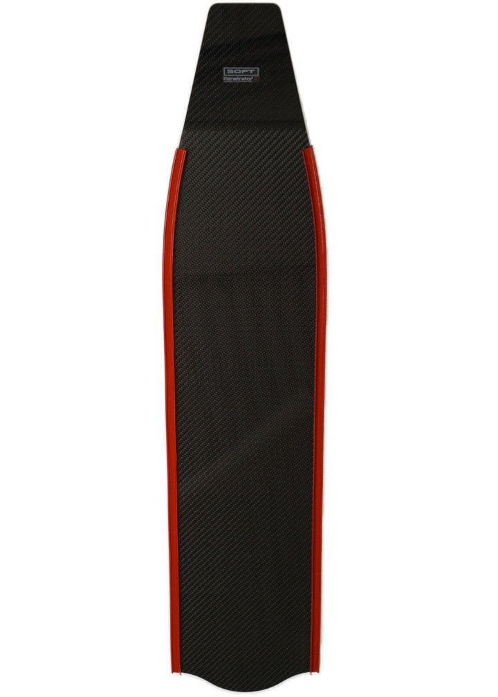 Penetrator Short Carbon Blades - Red Rails
