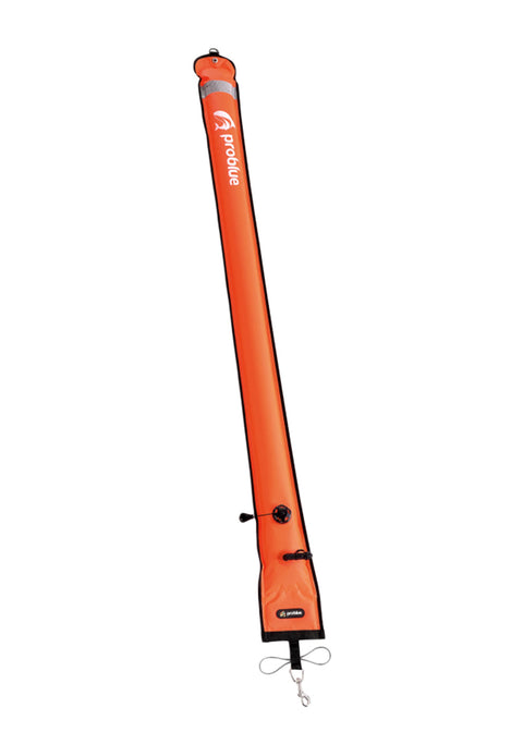 Problue 1.8m (6ft) DSMB Orange and Reflective Top