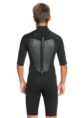 Quiksilver Boys 2/2mm Prologue Back Zip Short Sleeve Spring Suit