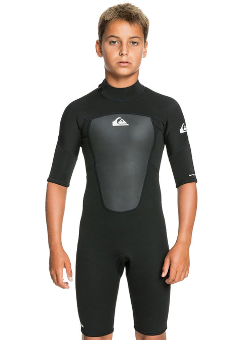 Quiksilver Boys 2/2mm Prologue Back Zip Short Sleeve Spring Suit