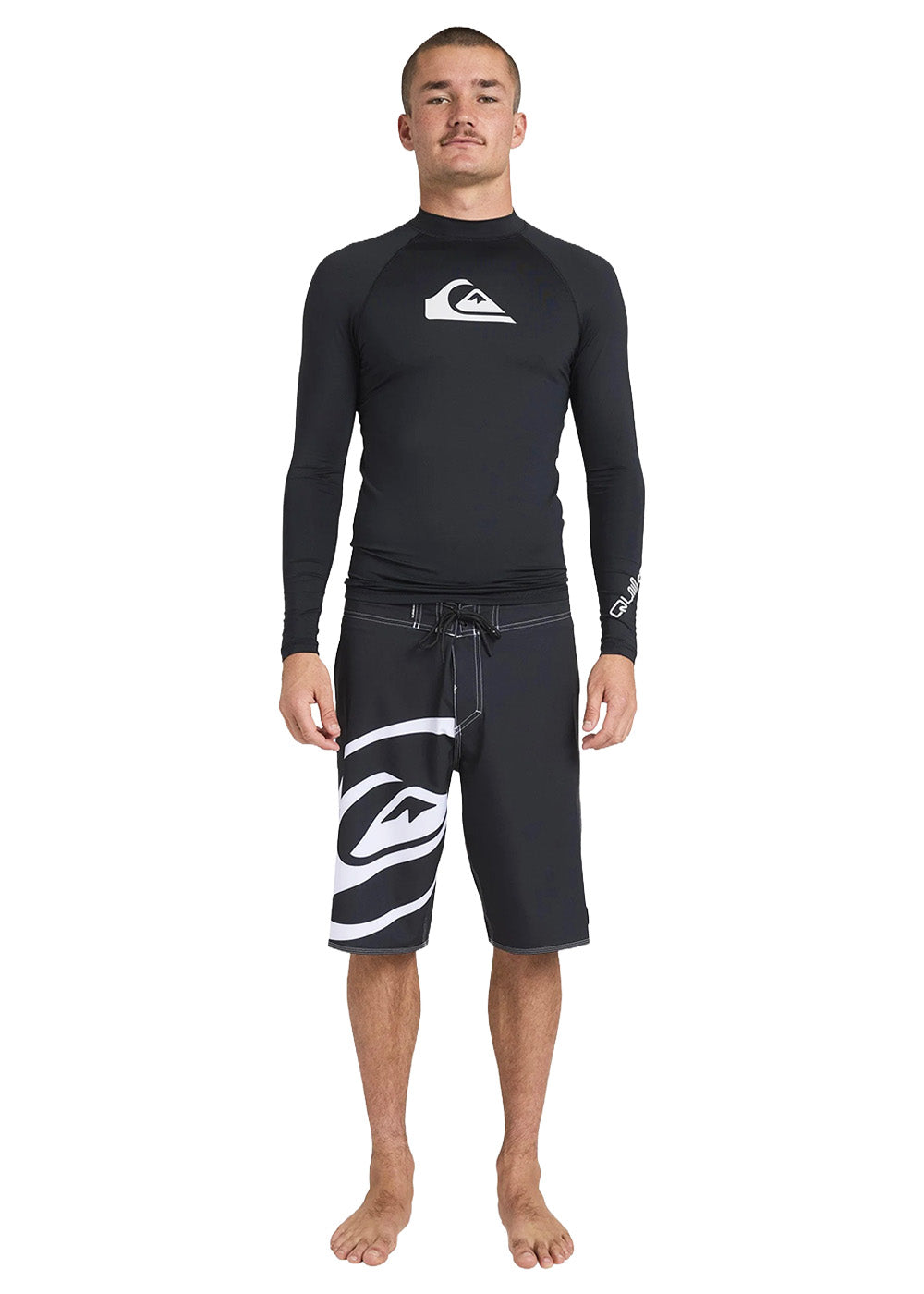 Quiksilver Mens All Time LS Lycra Rashie