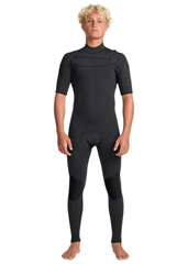 Quiksilver Mens Everyday Sessions 2mm CZ SS Steamer Wetsuit
