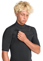 Quiksilver Mens Everyday Sessions 2mm CZ SS Steamer Wetsuit