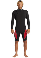 Quiksilver Mens Mercury 2mm GBS CZ LS Spring Suit Wetsuit