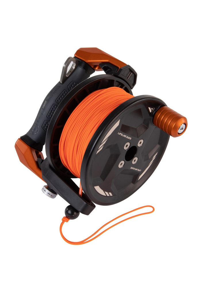 Apeks Guide Reel 120m Orange