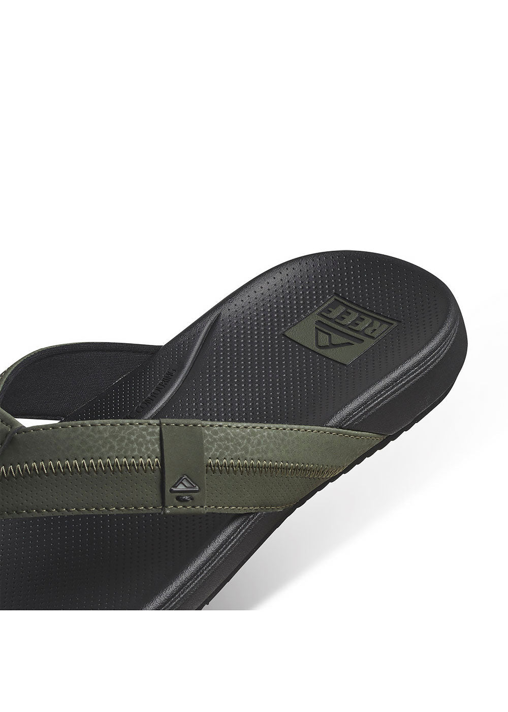 Reef Mens Cushion Phantom 2.0 Thongs 9 / Olive