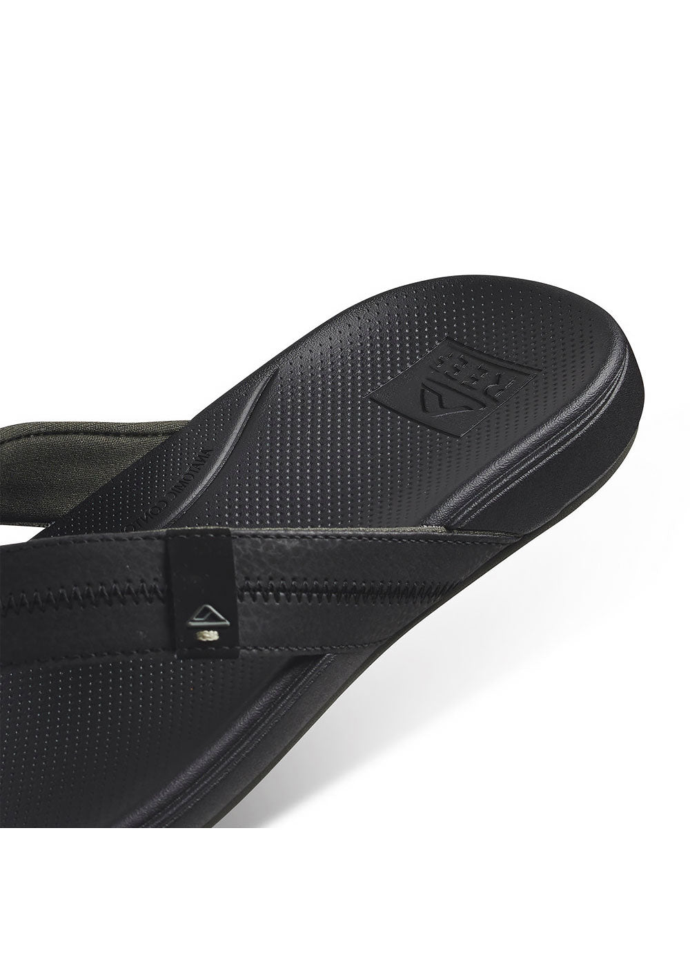 Reef Mens Cushion Phantom 2.0 Thongs 8 / Black