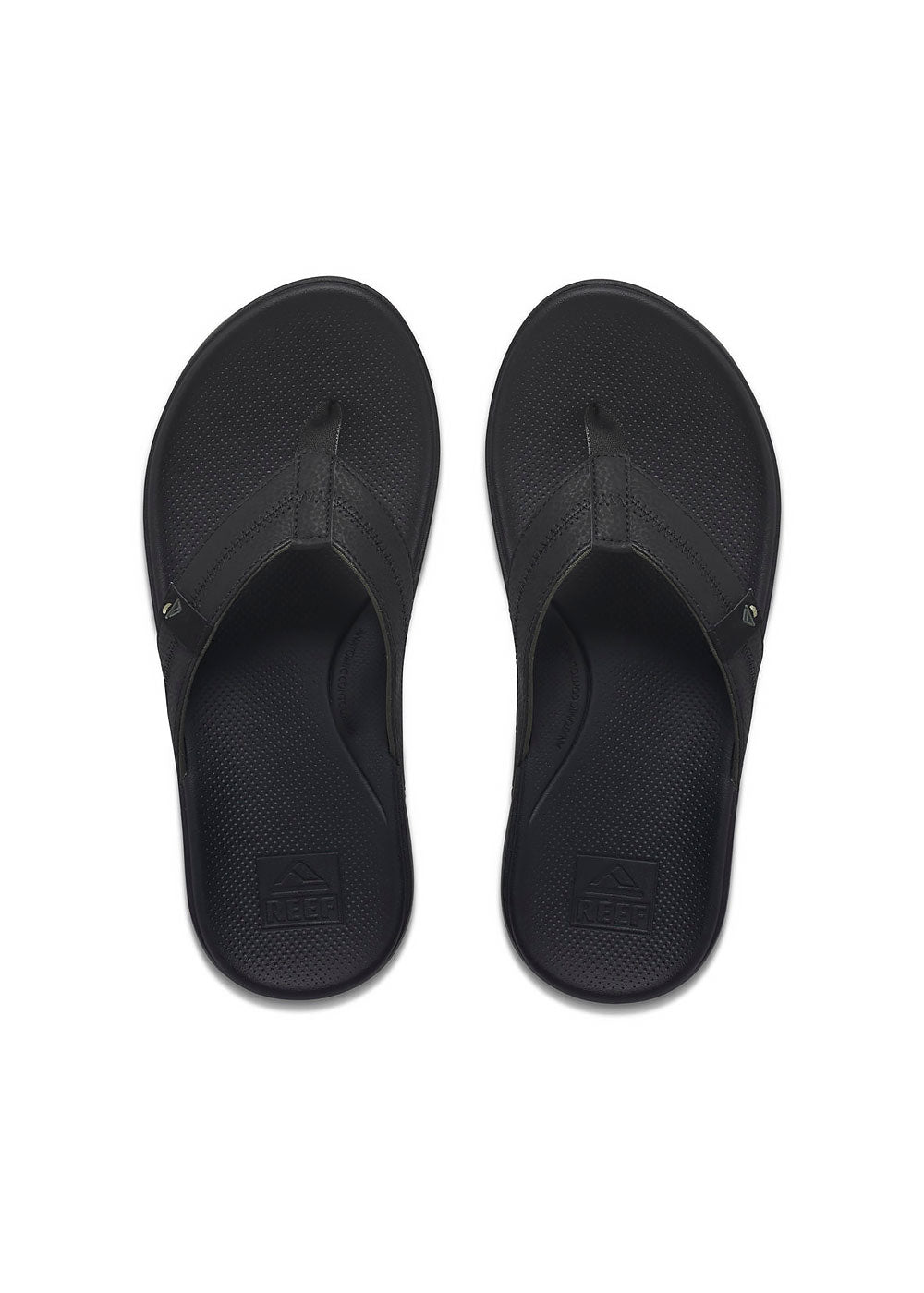 Reef Mens Cushion Phantom 2.0 Thongs 11 / Black