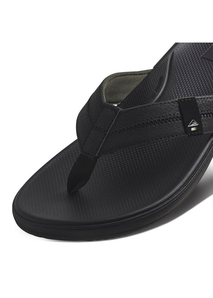 Reef Mens Cushion Phantom 2.0 Thongs 14 / Black