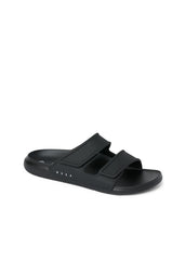 Reef Mens Double Adapt Slides 8 / Black