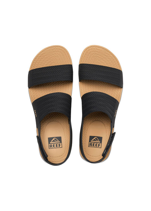 Reef Womens Water Vista Sandals 8 / Black