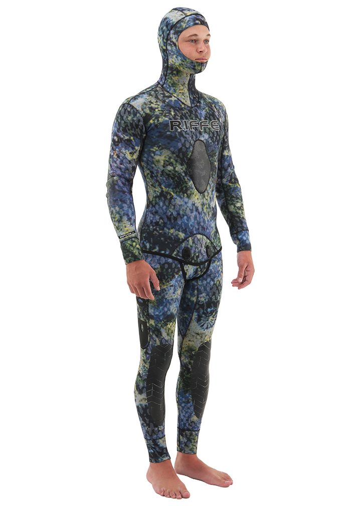 Riffe Mens Bommi-Tek 3.5mm Lined 2 Piece Wetsuit