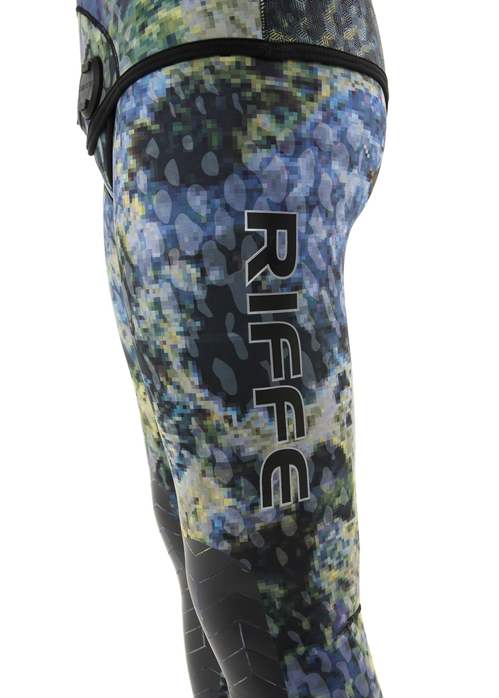 Riffe Mens Bommi-Tek 5mm Lined 2 Piece Wetsuit