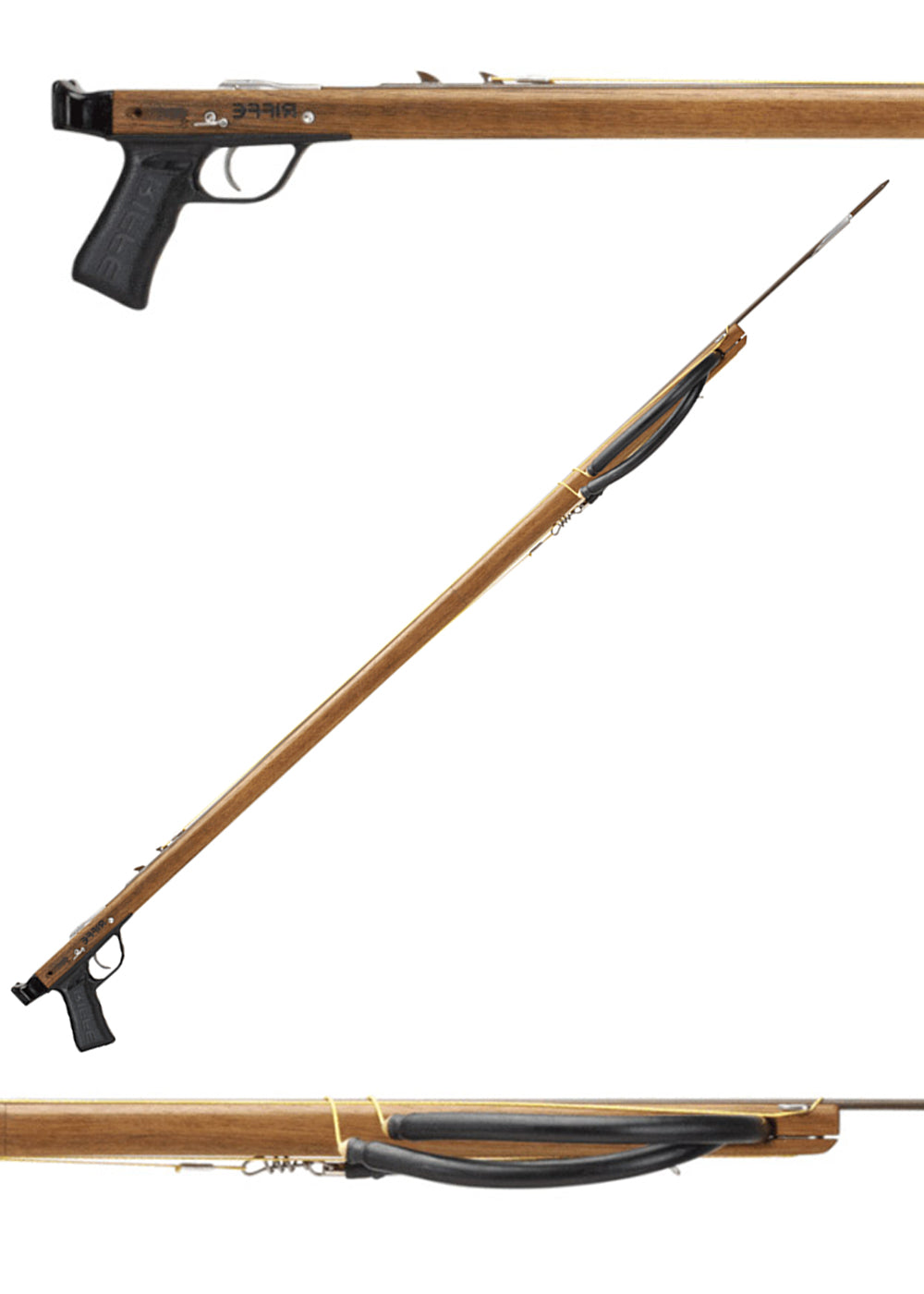 Riffe Euro Travel Speargun Including Powerbands - Adreno - Ocean Outfitters