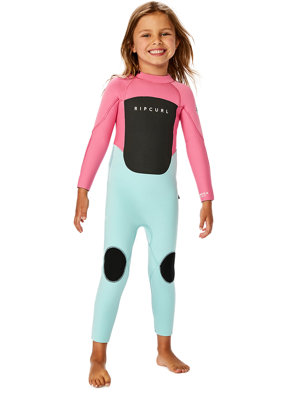 Rip Curl Groms Omega 3/2mm Back Zip Steamer Wetsuit