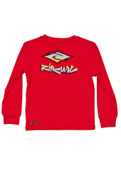 Rip Curl Boys 0-6 Diamond Fade Long Sleeve Rash Guard