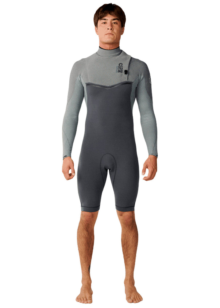 Rip Curl Mens E-Bomb 2mm Zipperless LS Spring Suit Wetsuit