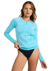 Roxy Womens Essentials Zipper LS Rashie