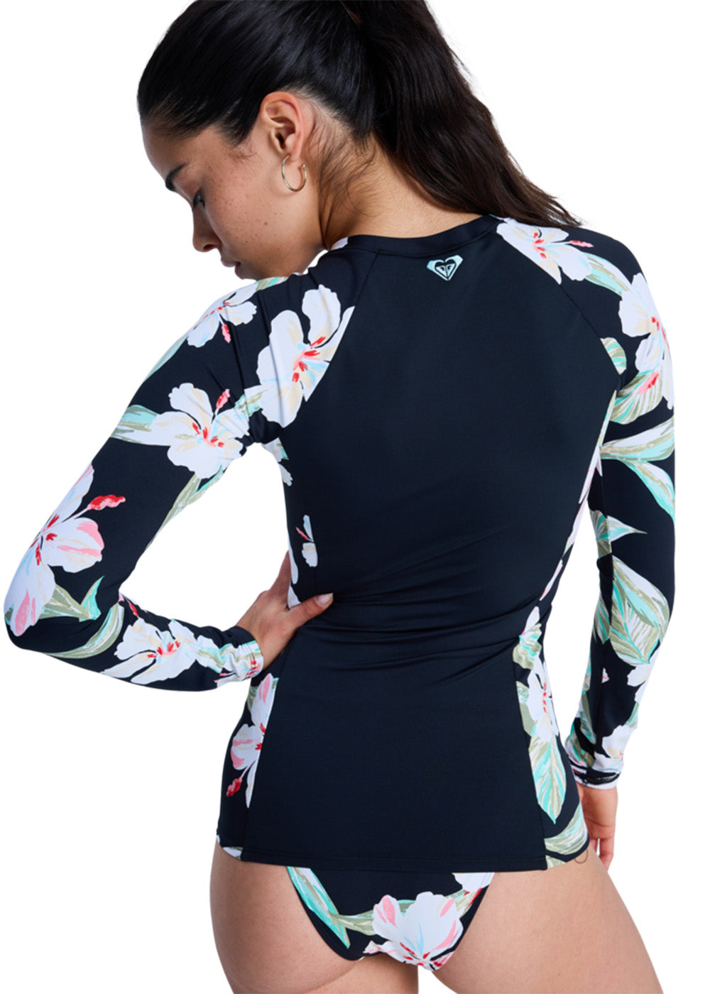 Roxy Womens Lycra Zipper LS Rashie