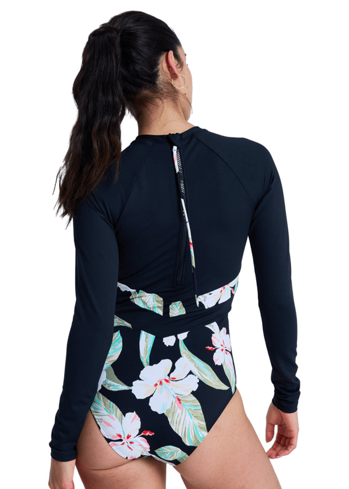 Roxy Womens Rider LS Lycra Full Piece Swimsuit