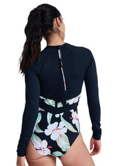 Roxy Womens Rider LS Lycra Full Piece Swimsuit