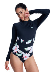 Roxy Womens Rider LS Lycra Full Piece Swimsuit