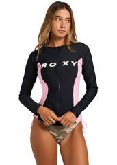 Roxy Womens Swell Series Zipper LS Rashie