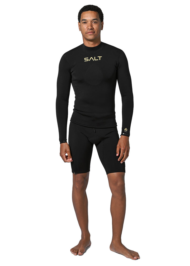 SALT Abyss Mens L/S Wetsuit Top - 1.5mm