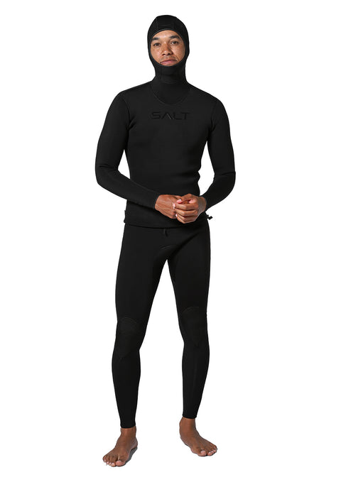 SALT Element Mens L/S Hooded Top - 3/2mm