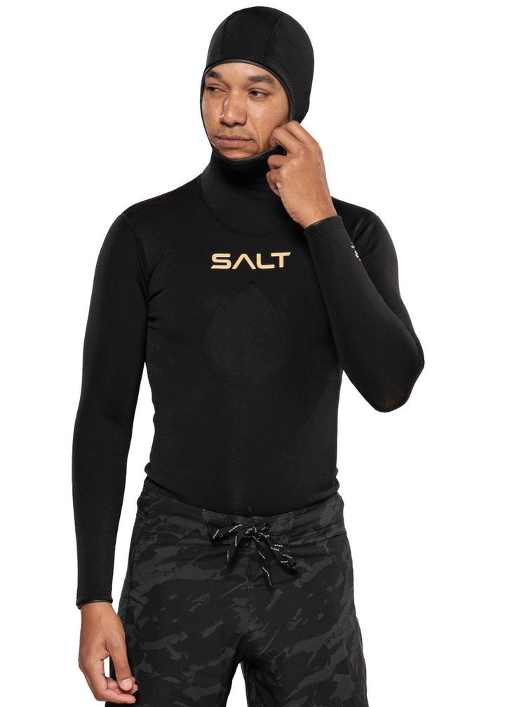 SALT Abyss Mens Hooded Wetsuit Top - 1.5mm