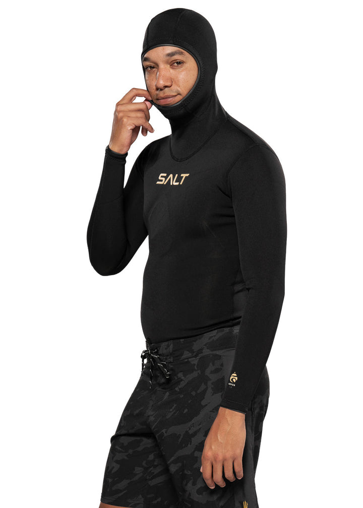 SALT Abyss Mens Hooded Wetsuit Top - 1.5mm