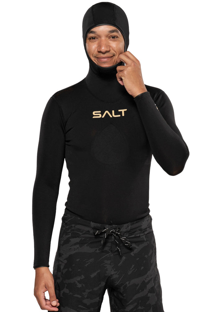 SALT Abyss Mens Hooded Wetsuit Top - 1.5mm