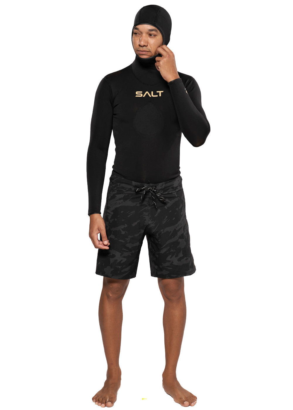 SALT Abyss Mens Hooded Wetsuit Top - 1.5mm