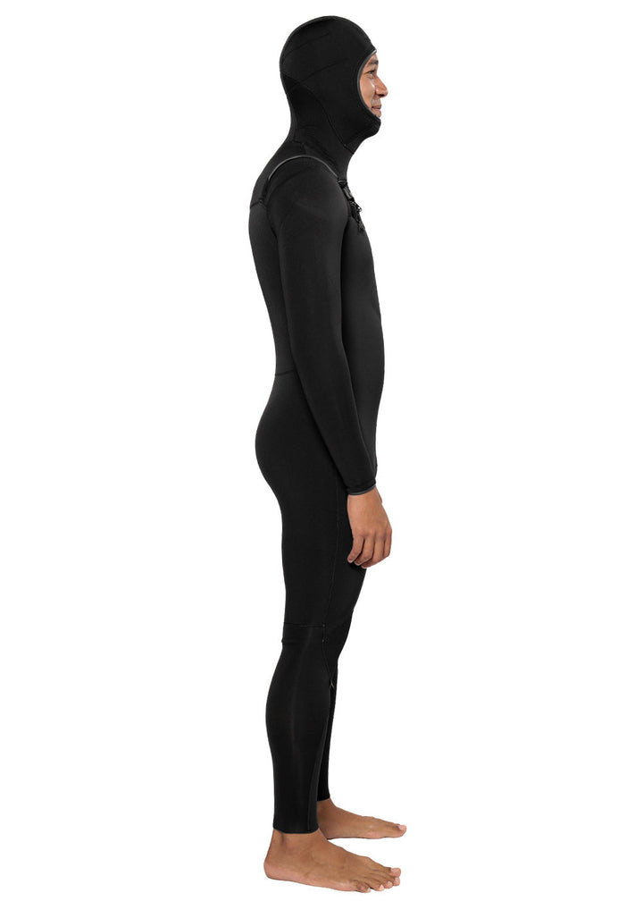 SALT Element Mens Chest Zip Hooded Steamer - 4/3mm