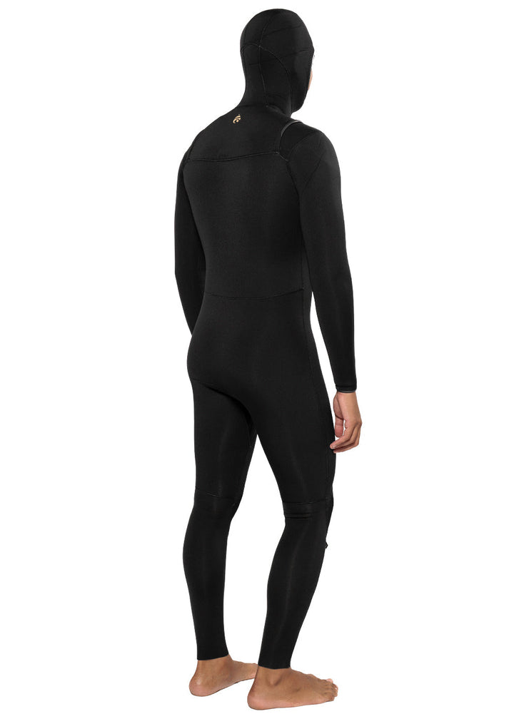 SALT Element Mens Chest Zip Hooded Steamer - 4/3mm