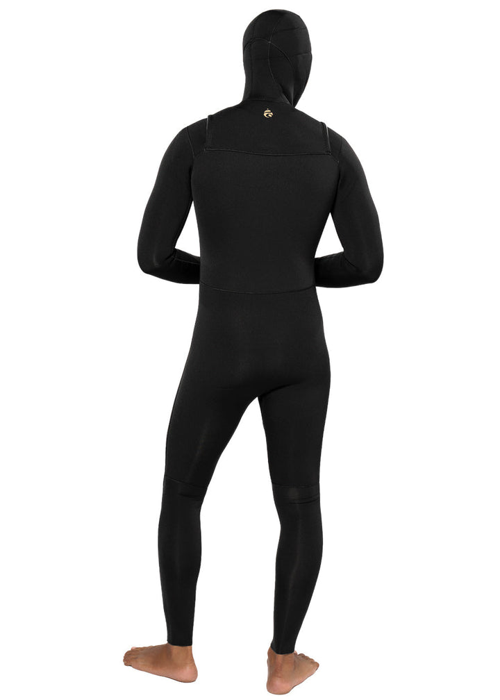 SALT Element Mens Chest Zip Hooded Steamer - 4/3mm